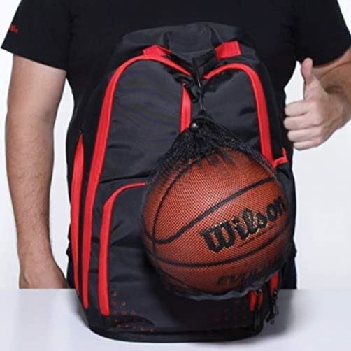 Wilson Unisex vuxen singel boll BSKT väska basket, svart, uni