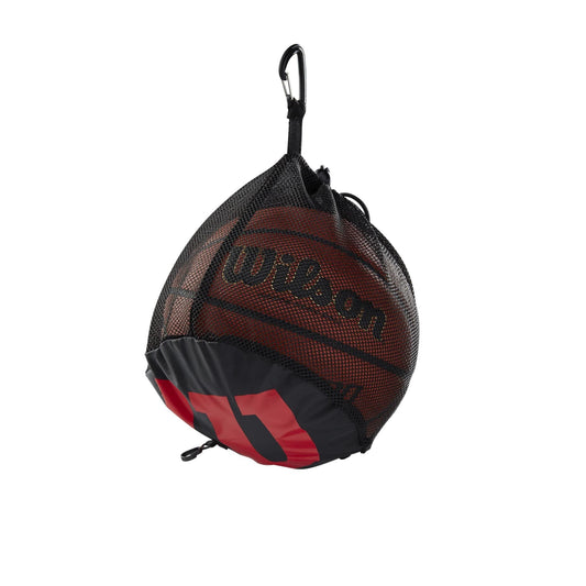 Wilson Unisex vuxen singel boll BSKT väska basket, svart, uni